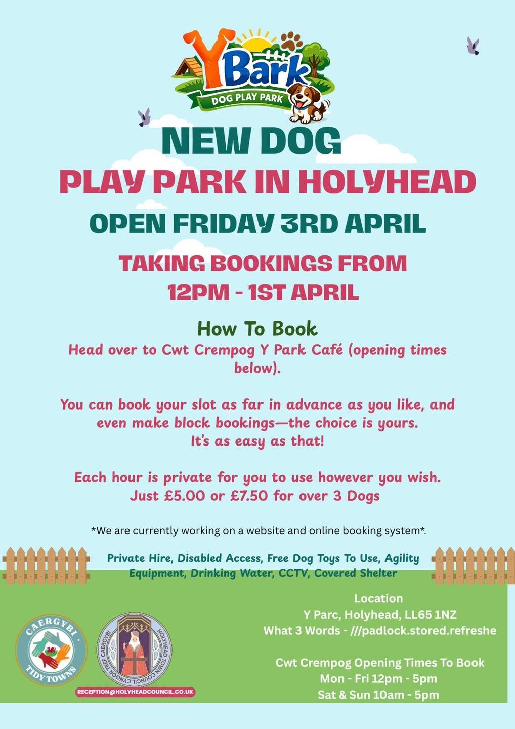 Y Bark Dog Play Park